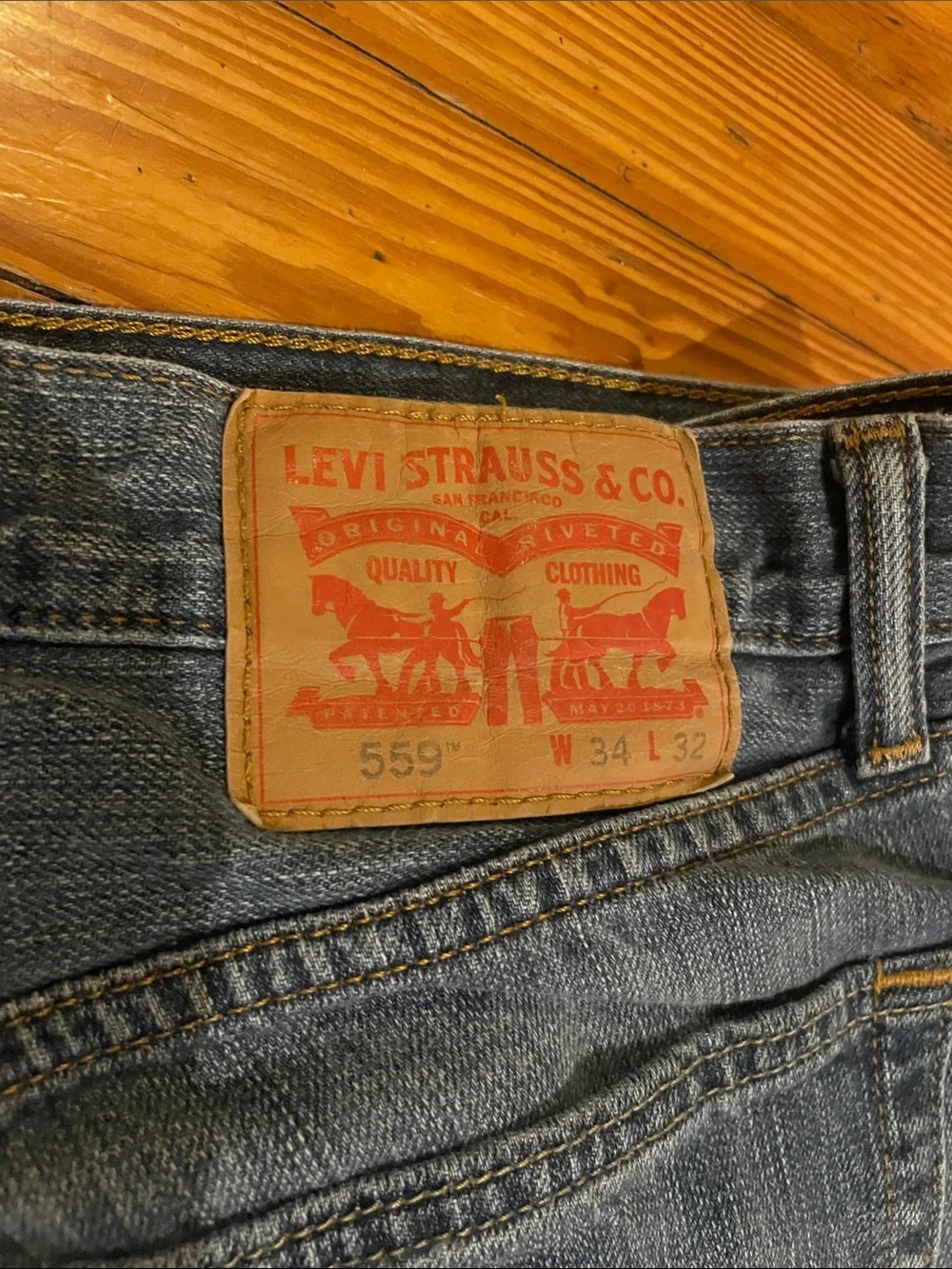 Levi's Men's Dark Blue Straight-Leg Jeans